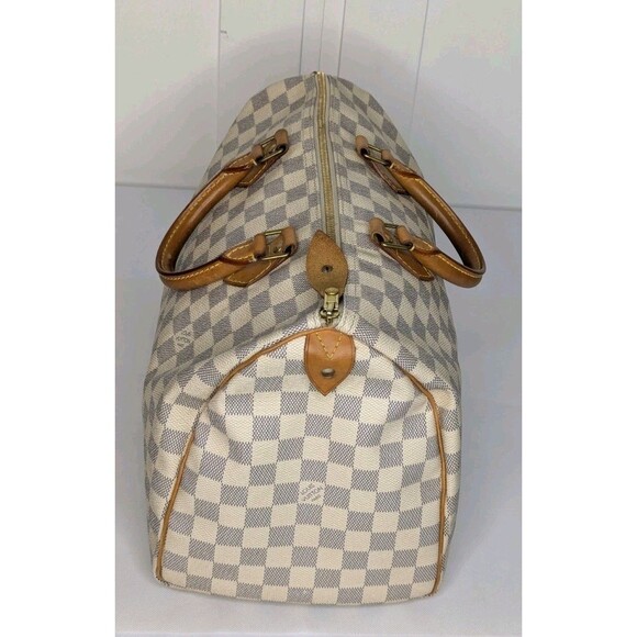 Louis Vuitton Speedy Damier Azur - 35, Lock & Key included, Authentic - Picture 6 of 16